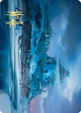 Image for Port of Karfell Art Card (Gold-Stamped Signature) (Art Series: Kaldheim) (72) - Magic: The Gathering