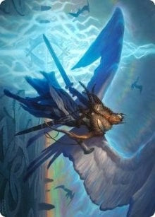 Image for Righteous Valkyrie Art Card (Art Series: Kaldheim) (6) - Magic: The Gathering
