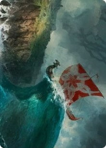 Image for Run Ashore Art Card (Art Series: Kaldheim) (19) - Magic: The Gathering