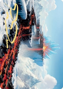 Image for Surtland Frostpyre Art Card (Gold-Stamped Signature) (Art Series: Kaldheim) (75) - Magic: The Gathering