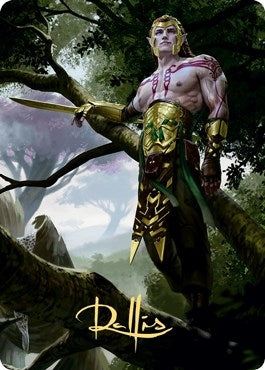 Image for Tyvar Kell Art Card (Gold-Stamped Signature) (Art Series: Kaldheim) (53) - Magic: The Gathering