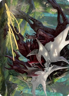 Image for Vorinclex, Monstrous Raider Art Card (54/81) (Gold-Stamped Signature) (Art Series: Kaldheim) (54) - Magic: The Gathering