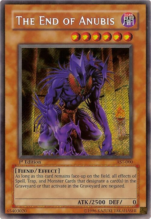 Image for The End of Anubis (Ancient Sanctuary) (AST-000) - YuGiOh