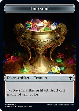 Image for Treasure // Bird Double-Sided Token (Kaldheim) (19 // 5) - Magic: The Gathering