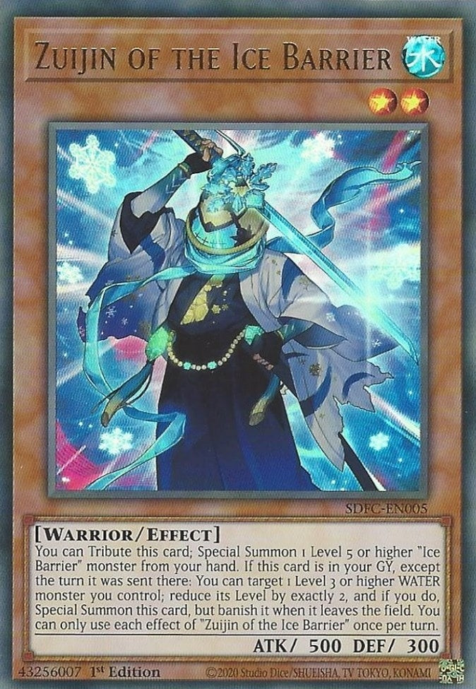 Image for Zuijin of the Ice Barrier (Structure Deck: Freezing Chains) (SDFC-EN005) - YuGiOh