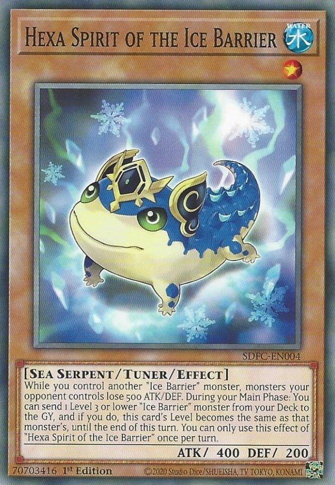 Image for Hexa Spirit of the Ice Barrier (Structure Deck: Freezing Chains) (SDFC-EN004) - YuGiOh