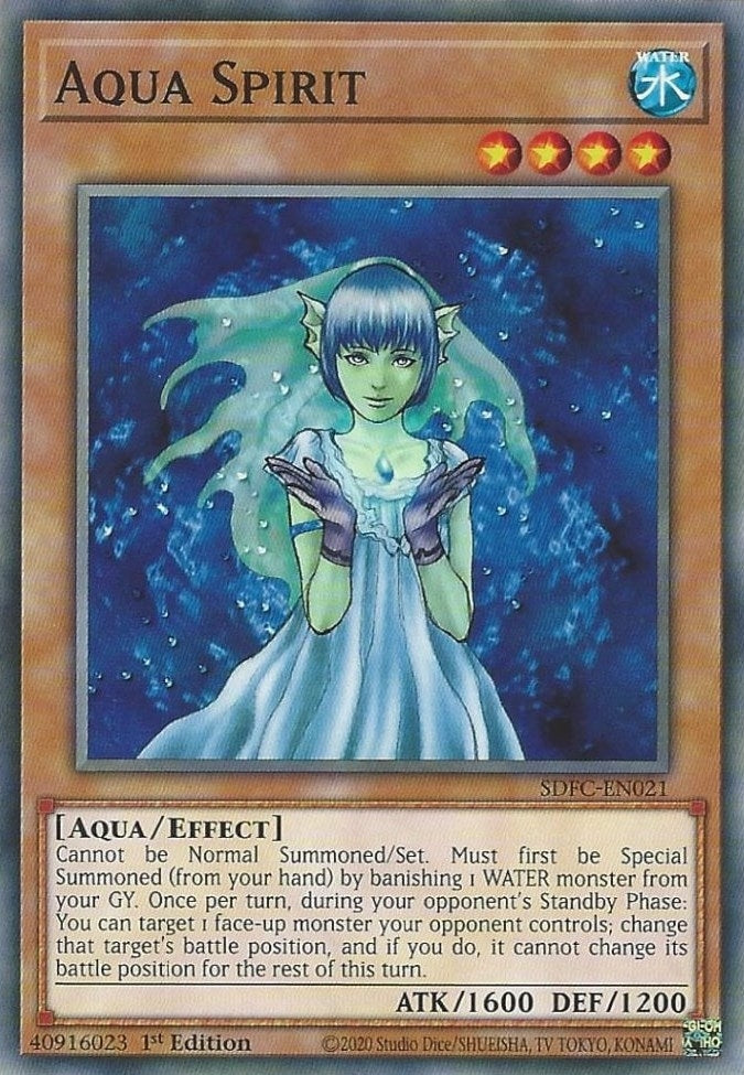 Image for Aqua Spirit (Structure Deck: Freezing Chains) (SDFC-EN021) - YuGiOh