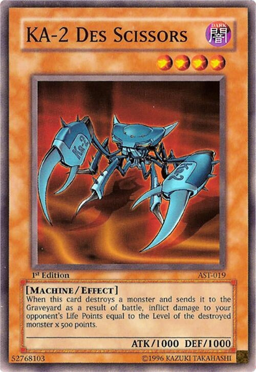 Image for KA-2 Des Scissors (Ancient Sanctuary) (AST-019) - YuGiOh