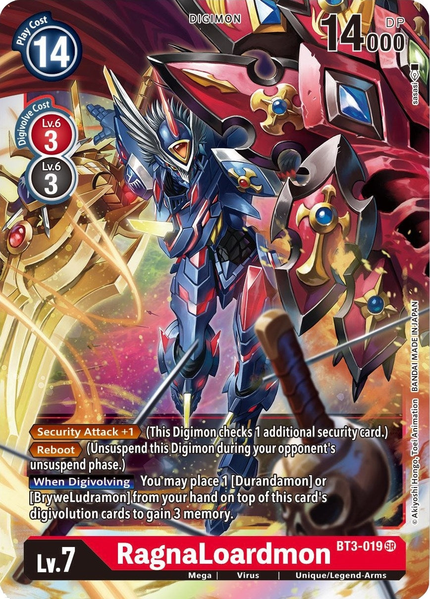 Image for RagnaLoardmon (BT01-03B) (BT3-019 SR) - Digimon Card Game
