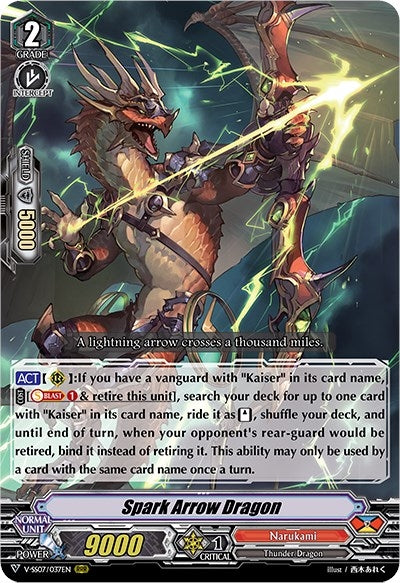 Image for Spark Arrow Dragon (V-SS07: Clan Selection Plus Vol.1) (V-SS07/037EN) - Cardfight Vanguard