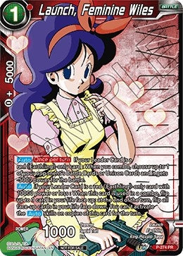 Image for Launch, Feminine Wiles (Unison Warrior Series Tournament Pack Vol.3) (Winner Stamped) (Tournament Promotion Cards) (P-274) - Dragon Ball Super: Masters