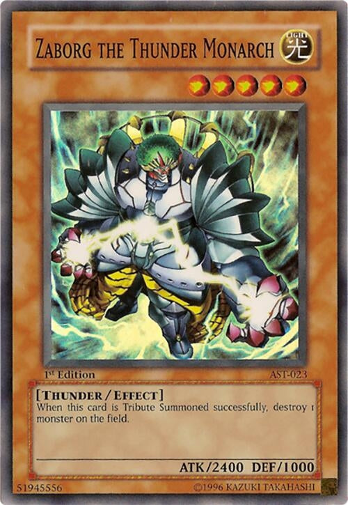 Image for Zaborg the Thunder Monarch (Ancient Sanctuary) (AST-023) - YuGiOh