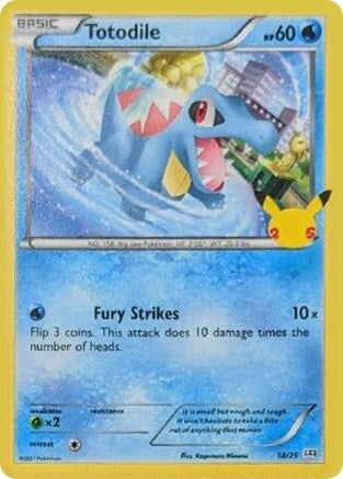 Image for Totodile (McDonald's 25th Anniversary Promos) (018/025) - Pokemon