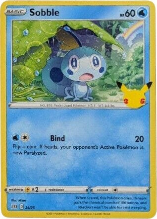 Image for Sobble (McDonald's 25th Anniversary Promos) (024/025) - Pokemon
