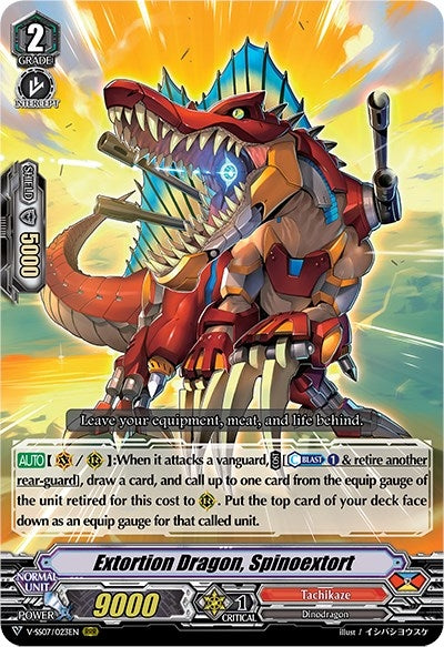 Image for Extortion Dragon, Spinoextort (V-SS07: Clan Selection Plus Vol.1) (V-SS07/023EN) - Cardfight Vanguard