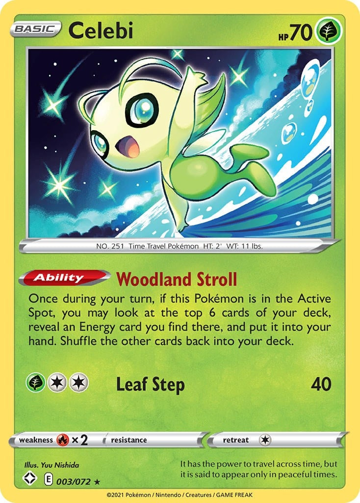 Image for Celebi (Shining Fates) (003/072) - Pokemon