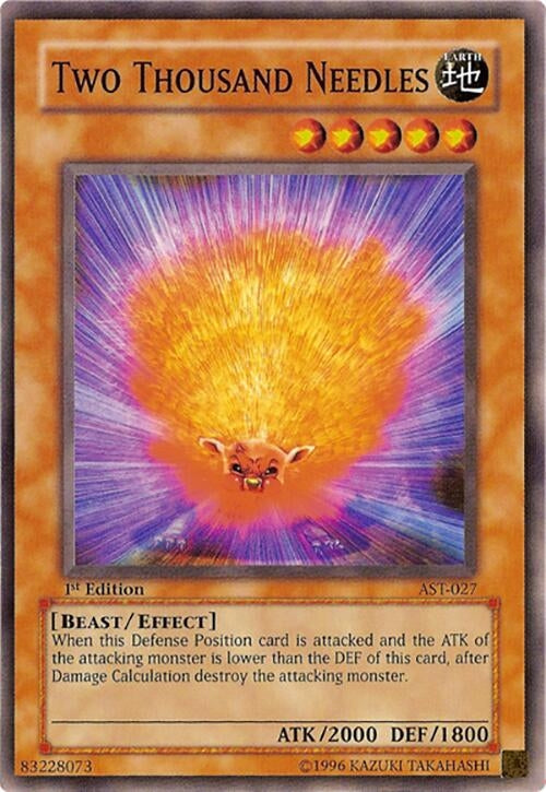 Image for Two Thousand Needles (Ancient Sanctuary) (AST-027) - YuGiOh
