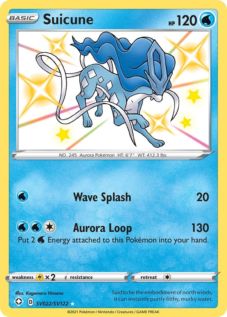 Image for Suicune (Shining Fates: Shiny Vault) (SV022/SV122) - Pokemon