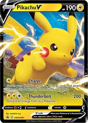 Image for Pikachu V - SWSH061 (SWSH: Sword & Shield Promo Cards) (SWSH061) - Pokemon
