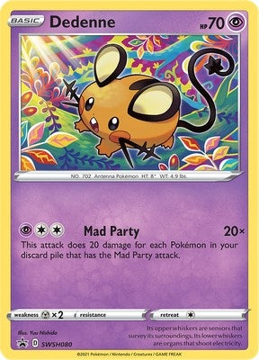 Image for Dedenne - SWSH080 (SWSH: Sword & Shield Promo Cards) (SWSH080) - Pokemon