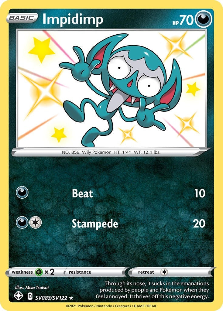 Image for Impidimp (Shining Fates: Shiny Vault) (SV083/SV122) - Pokemon