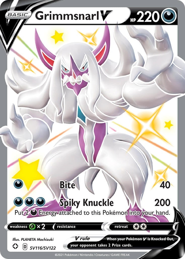 Image for Grimmsnarl V (Shining Fates: Shiny Vault) (SV116/SV122) - Pokemon