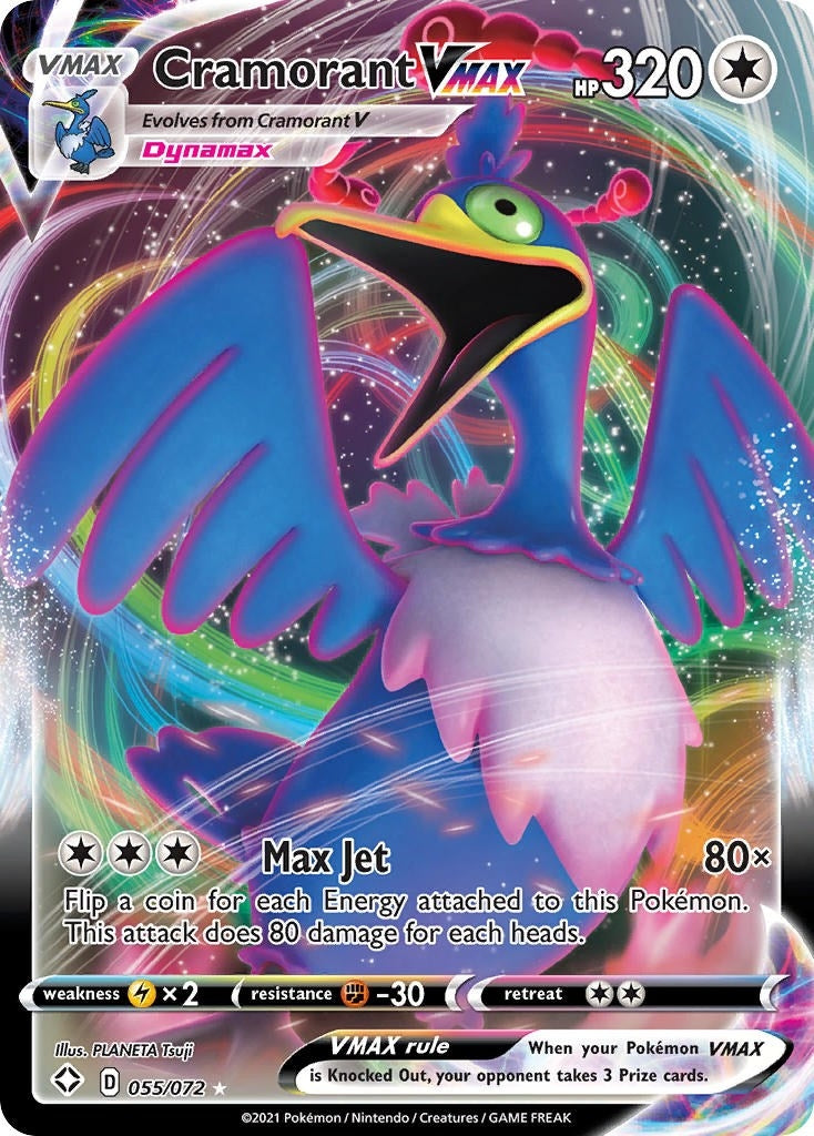 Image for Cramorant VMAX (Shining Fates) (055/072) - Pokemon