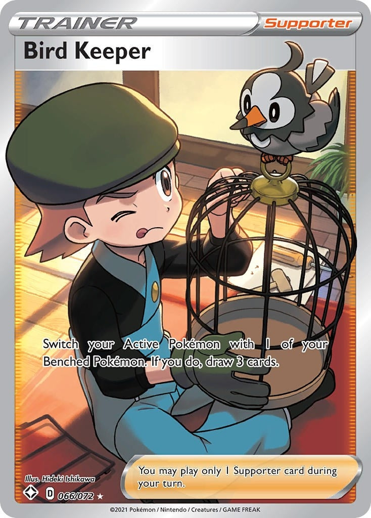 Image for Bird Keeper (Full Art) (Shining Fates) (066/072) - Pokemon