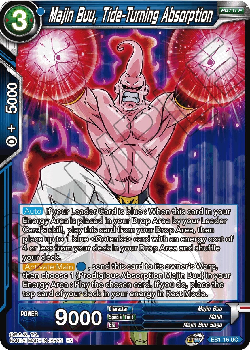 Image for Majin Buu, Tide-Turning Absorption (Battle Evolution Booster) (EB1-16) - Dragon Ball Super: Masters