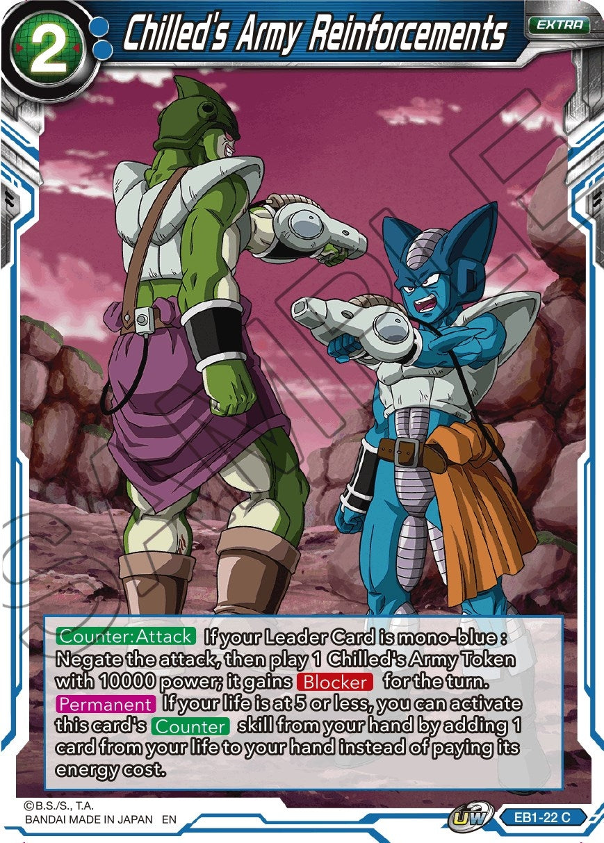 Image for Chilled's Army Reinforcements (Battle Evolution Booster) (EB1-22) - Dragon Ball Super: Masters