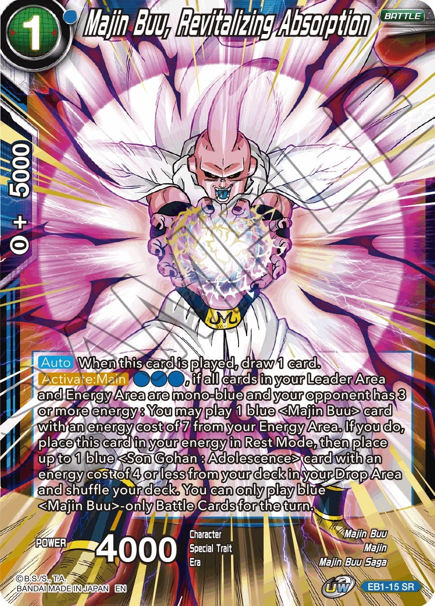 Image for Majin Buu, Revitalizing Absorption (Battle Evolution Booster) (EB1-15) - Dragon Ball Super: Masters