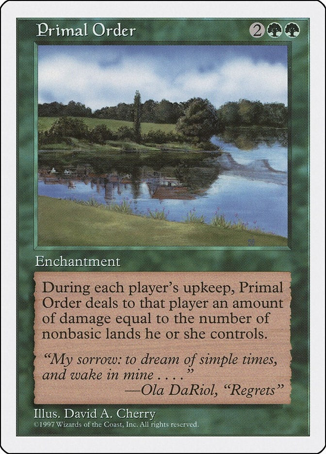 Image for Primal Order (Fifth Edition) - Magic: The Gathering