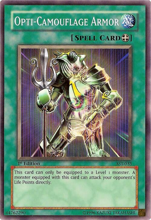 Image for Opti-Camouflage Armor (Ancient Sanctuary) (AST-035) - YuGiOh