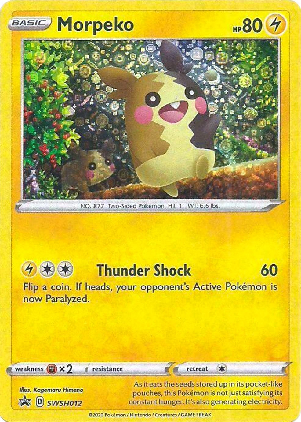 Image for Morpeko - SWSH012 (General Mills Promo) (Miscellaneous Cards & Products) (SWSH012) - Pokemon