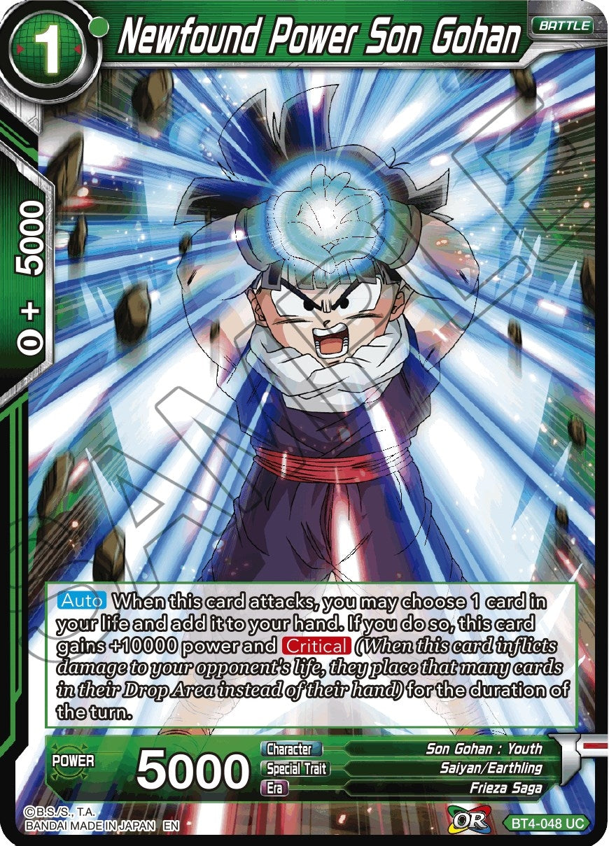 Image for Newfound Power Son Gohan (Reprint) (Battle Evolution Booster) (BT4-048) - Dragon Ball Super: Masters