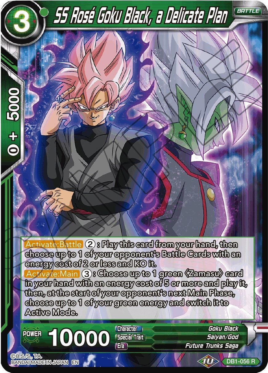 Image for SS Rose Goku Black, a Delicate Plan (Reprint) (Battle Evolution Booster) (DB1-056) - Dragon Ball Super: Masters