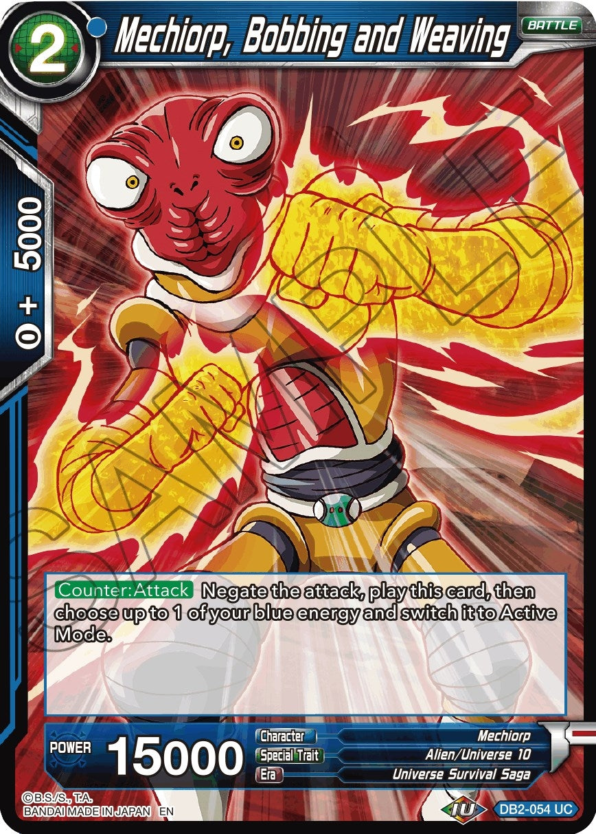 Image for Mechiorp, Bobbing and Weaving (Reprint) (Battle Evolution Booster) (DB2-054) - Dragon Ball Super: Masters