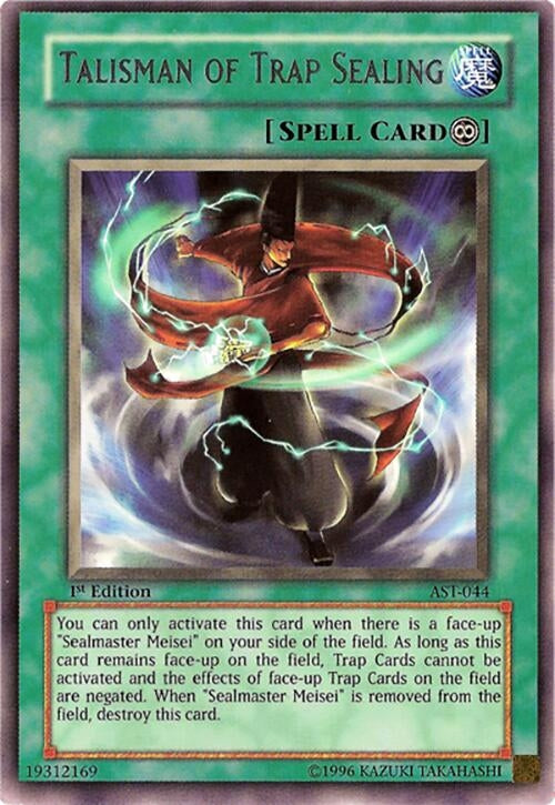 Image for Talisman of Trap Sealing (Ancient Sanctuary) (AST-044) - YuGiOh