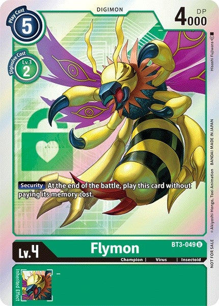 Image for Flymon (Box Topper) (BT01-03B) (BT3-049 U) - Digimon Card Game