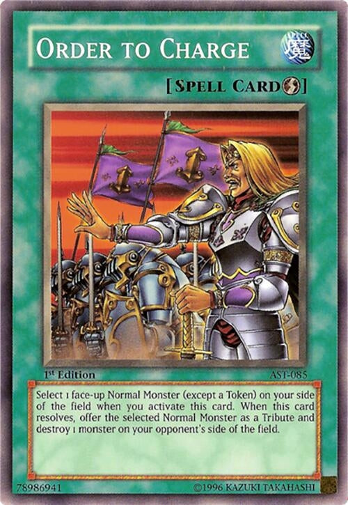 Image for Order to Charge (Ancient Sanctuary) (AST-085) - YuGiOh