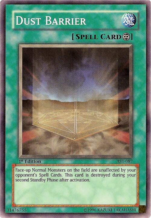 Image for Dust Barrier (Ancient Sanctuary) (AST-087) - YuGiOh