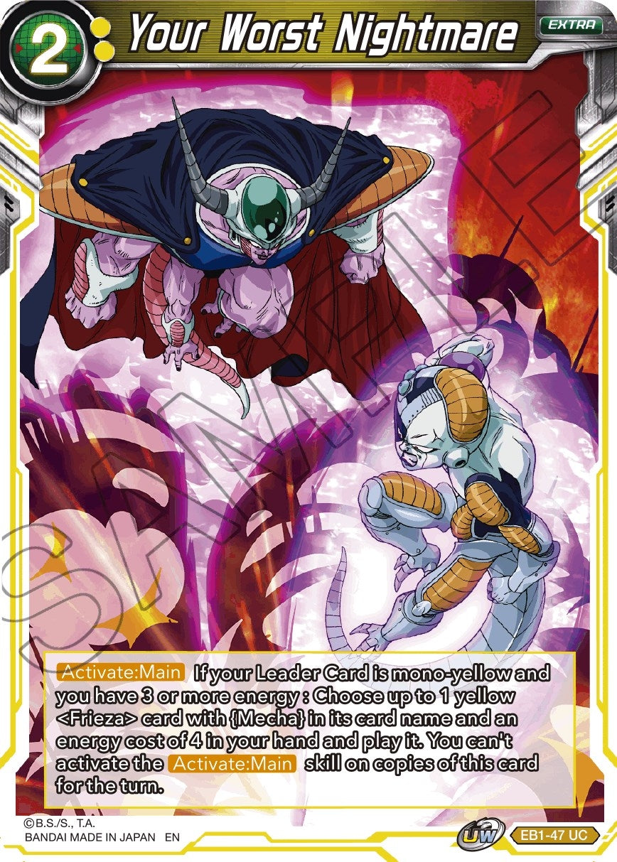 Image for Your Worst Nightmare (Battle Evolution Booster) (EB1-47) - Dragon Ball Super: Masters