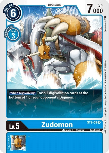 Image for Zudomon - ST2-09 (Tamer Battle Pack 1) (ST-2) (ST2-09 U) - Digimon Card Game