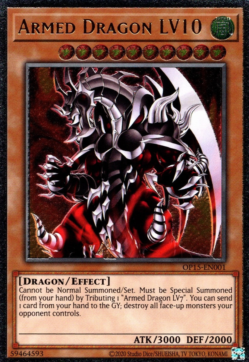 Image for Armed Dragon LV10 (UTR) (OTS Tournament Pack 15) (OP15-EN001) - YuGiOh