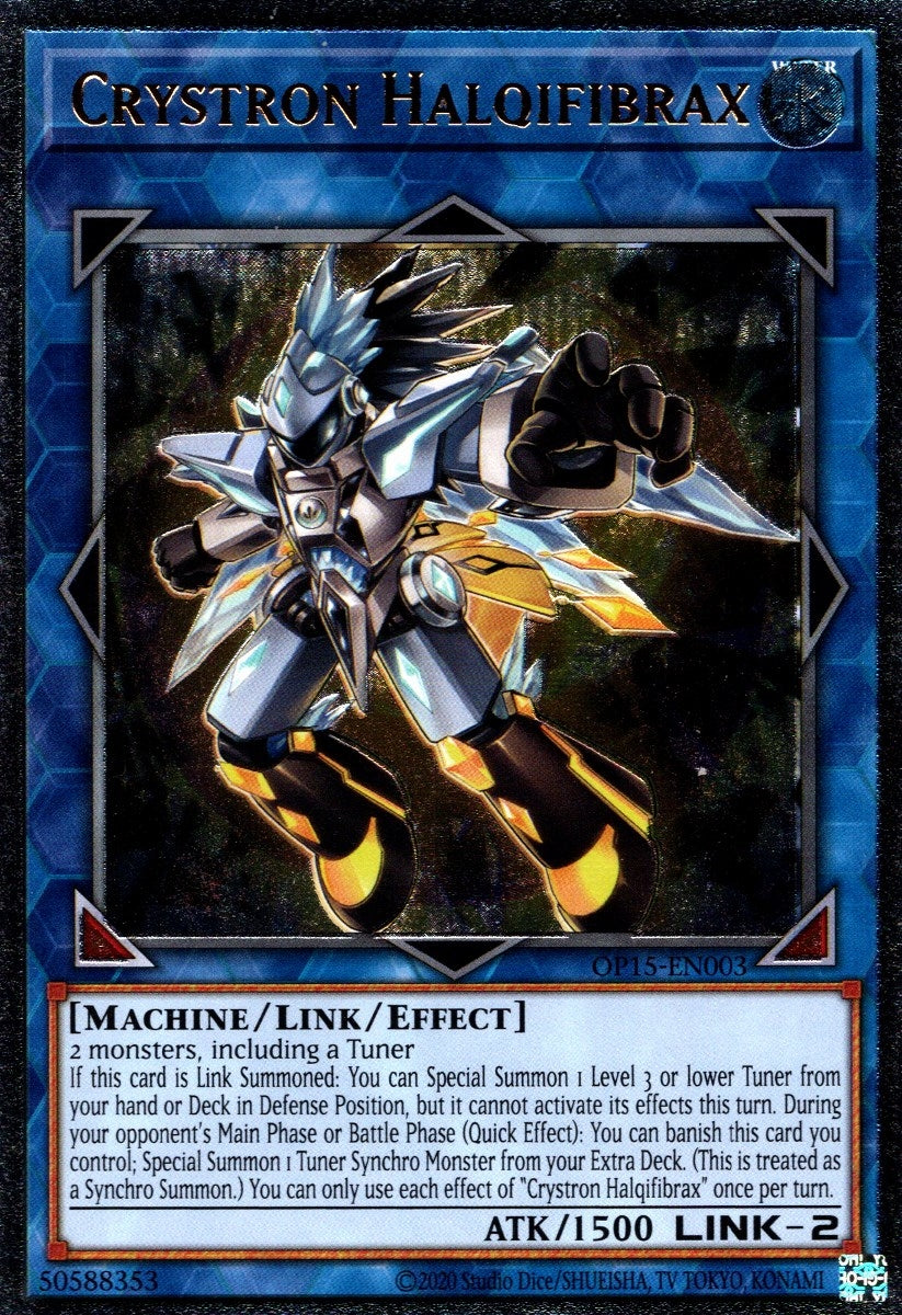 Image for Crystron Halqifibrax (UTR) (OTS Tournament Pack 15) (OP15-EN003) - YuGiOh
