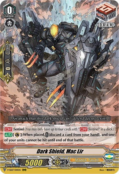 Image for Dark Shield, Mac Lir (V-SS07: Clan Selection Plus Vol.1) (V-SS07/014EN) - Cardfight Vanguard