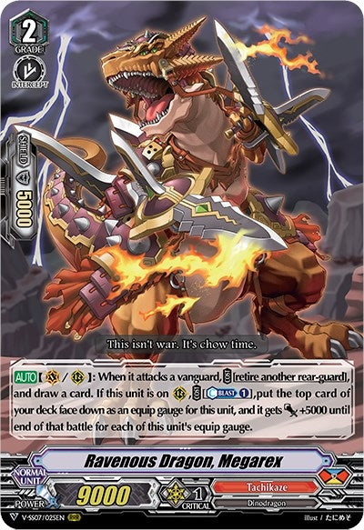 Image for Ravenous Dragon, Megarex (V-SS07: Clan Selection Plus Vol.1) (V-SS07/025EN) - Cardfight Vanguard
