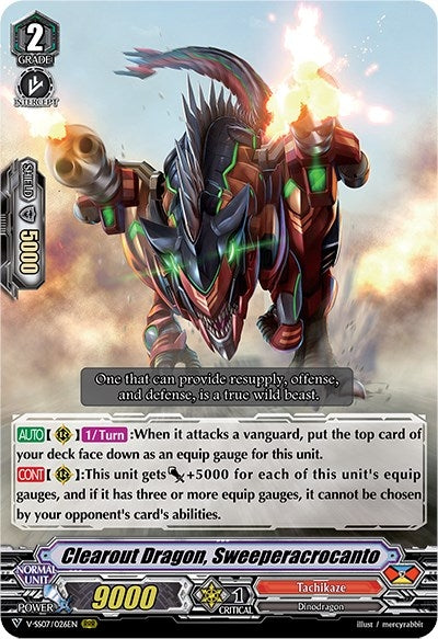 Image for Clearout Dragon, Sweeperacrocanto (V-SS07: Clan Selection Plus Vol.1) (V-SS07/026EN) - Cardfight Vanguard