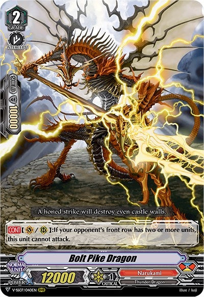 Image for Bolt Pike Dragon (V-SS07: Clan Selection Plus Vol.1) (V-SS07/040EN) - Cardfight Vanguard