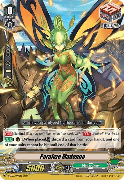 Image for Paralyze Madonna (V-SS07: Clan Selection Plus Vol.1) (V-SS07/077EN) - Cardfight Vanguard